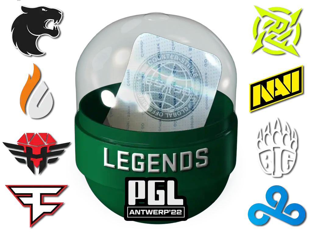 Antwerp 2022 Legends Sticker Capsule