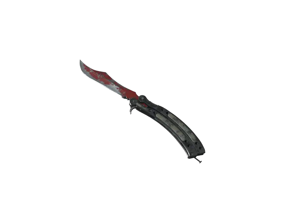 ★ Butterfly Knife | Crimson Web (Battle-Scarred)