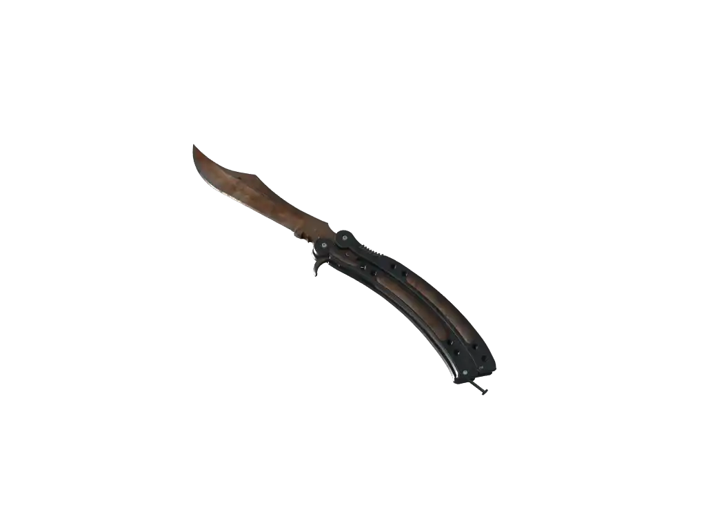 Butterfly Knife | Rust Coat Butterfly Knife | Rust Coat