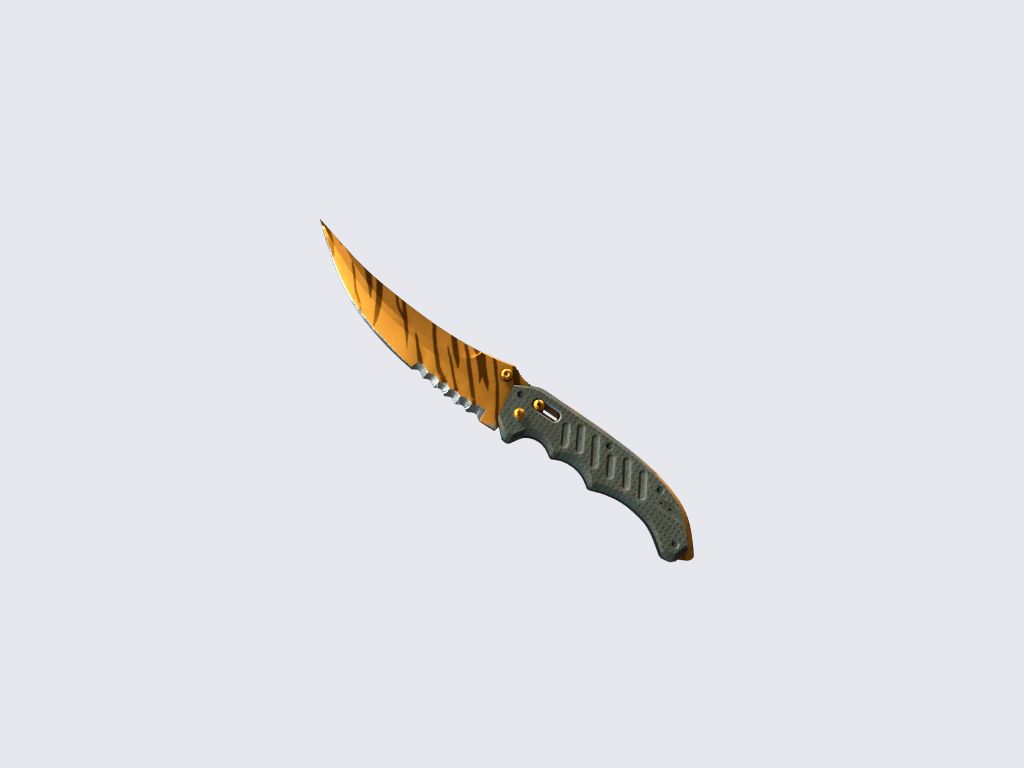 Flip Knife | Tiger Tooth: CS2 skin prices by exterior on Skinport