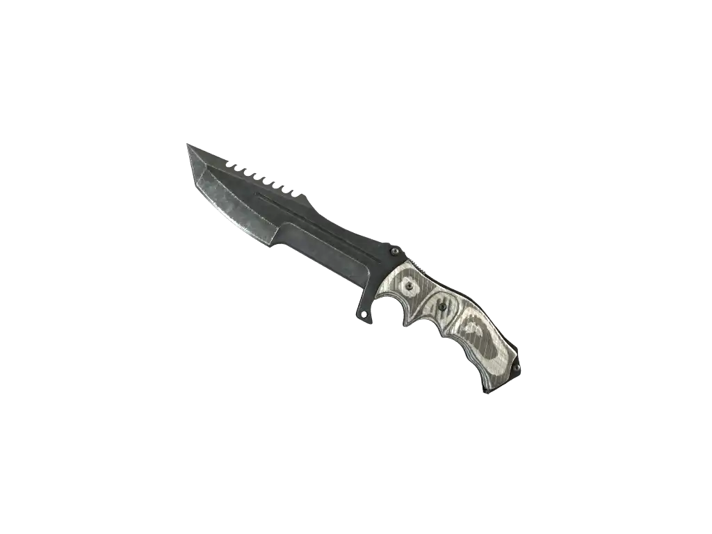 ★ Huntsman Knife | Black Laminate (Well-Worn)