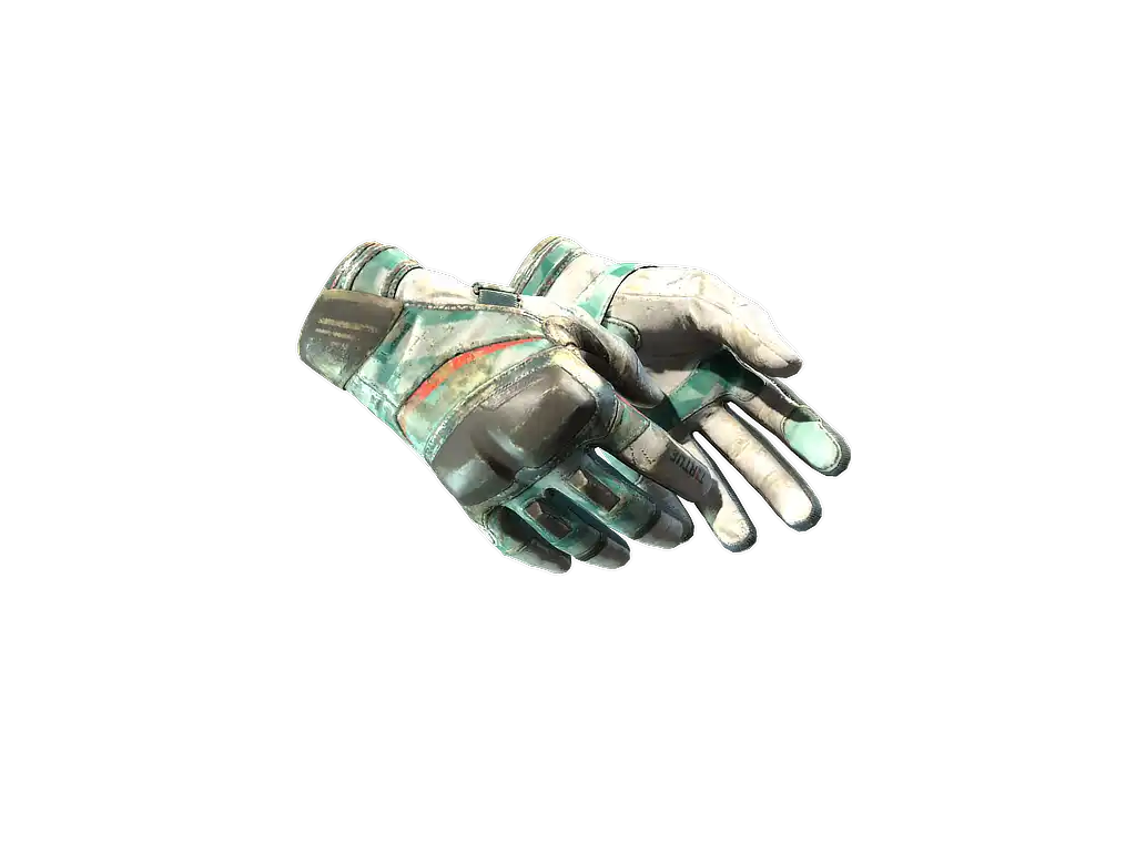 ★ Moto Gloves | Spearmint (Battle-Scarred)