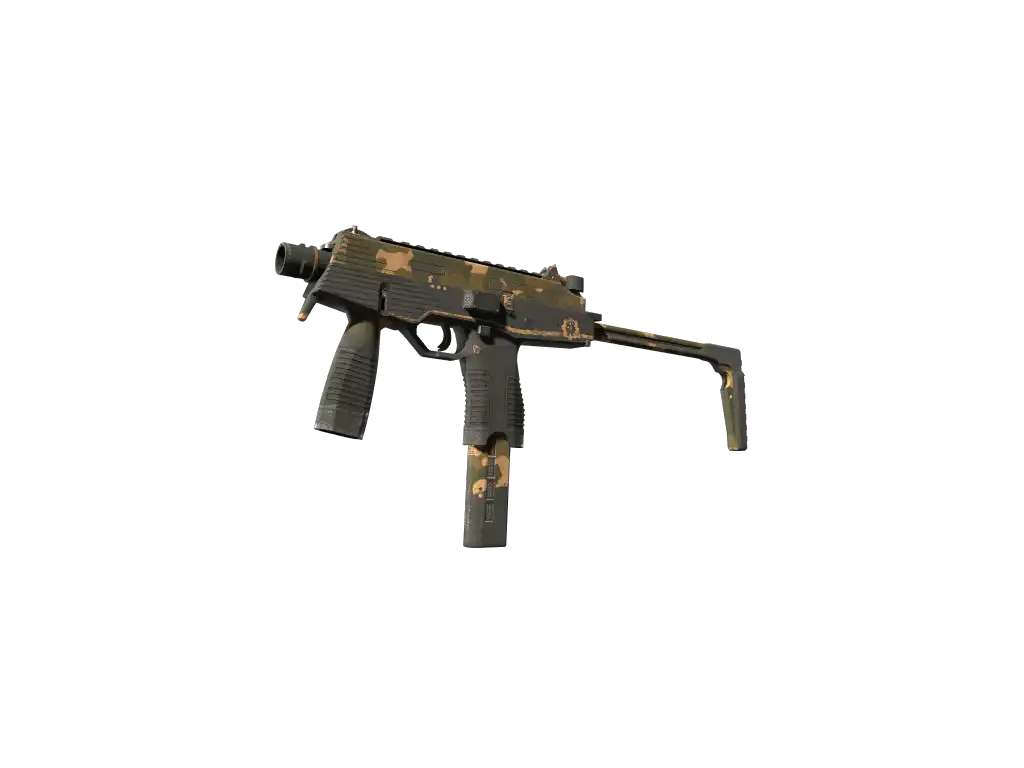 MP9 | Black Sand (Battle-Scarred)