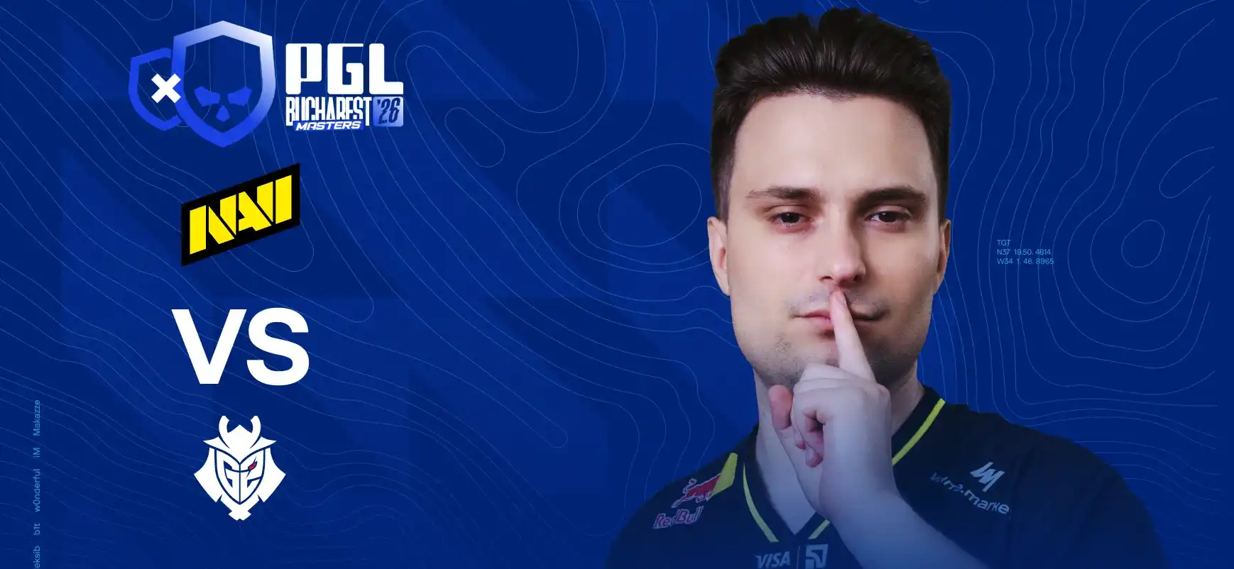 Image from Natus Vincere's post "NAVI's first match at PGL Masters Bucharest 2026"