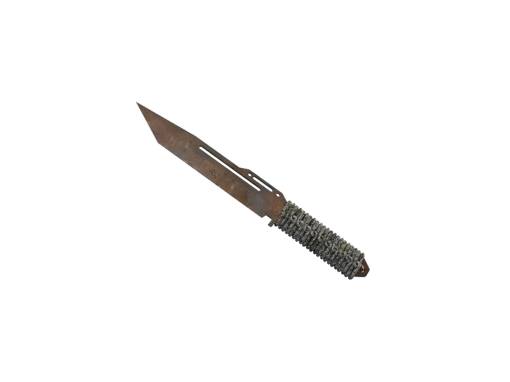 ★ Paracord Knife | Rust Coat (Battle-Scarred)