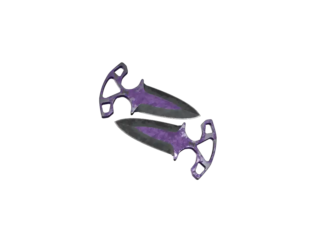 ★ Shadow Daggers | Ultraviolet (Battle-Scarred)