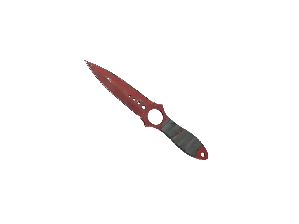 ★ Skeleton Knife | Crimson Web (Battle-Scarred)