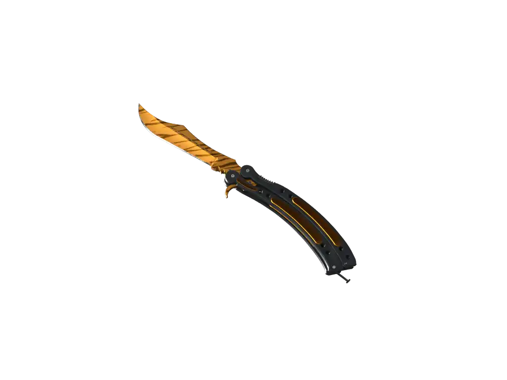 ★ StatTrak™ Butterfly Knife | Tiger Tooth (Factory New) ★ StatTrak™ Butterfly Knife | Tiger Tooth (Factory New)