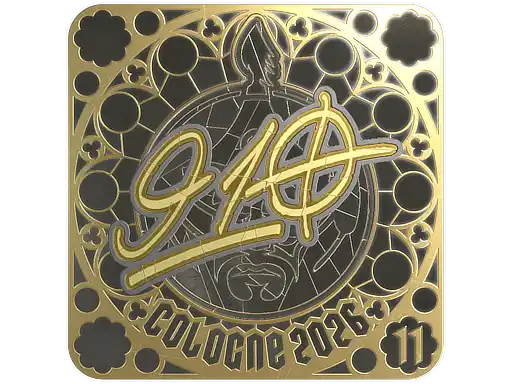 910 (Gold, Ranked) | Cologne 2026, autograph sticker