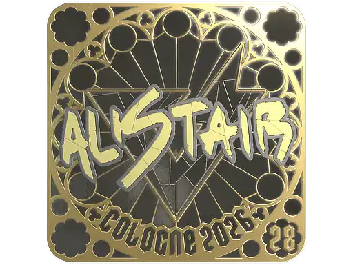 aliStair (Gold, Ranked) | Cologne 2026, autograph sticker