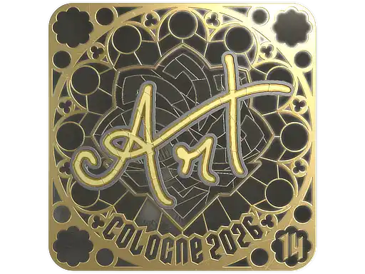 arT (Gold, Ranked) | Cologne 2026, autograph sticker