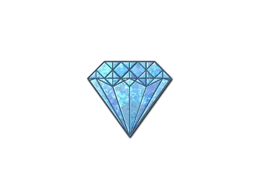 Blue Gem (Glitter)
