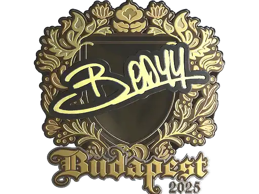 bodyy (Gold) | Budapest 2025, autograph sticker