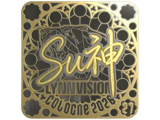 C4LLM3SU3 (Gold, Ranked) | Cologne 2026, autograph sticker