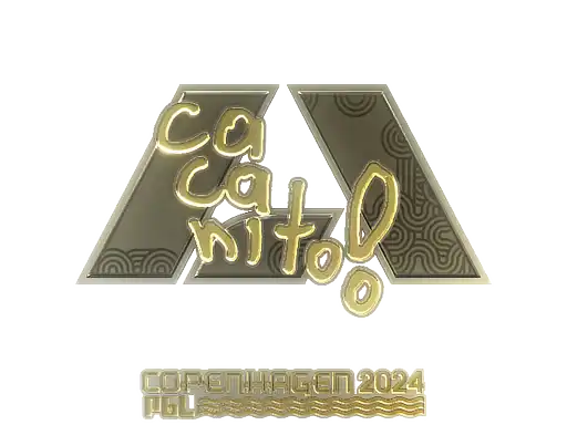 CacaNito (Gold) | Copenhagen 2024 CacaNito (Gold) | Copenhagen 2024, autograph sticker