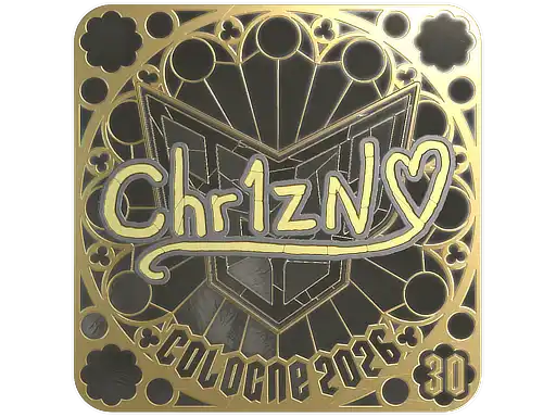 Chr1zN (Gold, Ranked) | Cologne 2026, autograph sticker