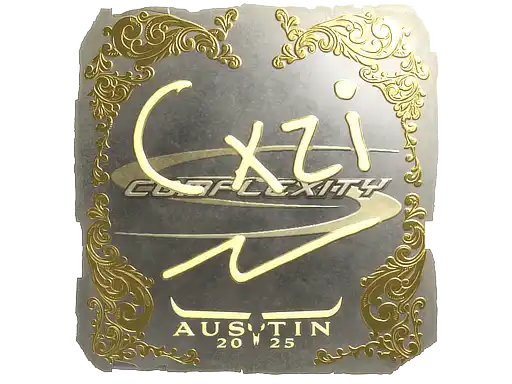 Cxzi (Gold) | Austin 2025 Cxzi (Gold) | Austin 2025, autograph sticker