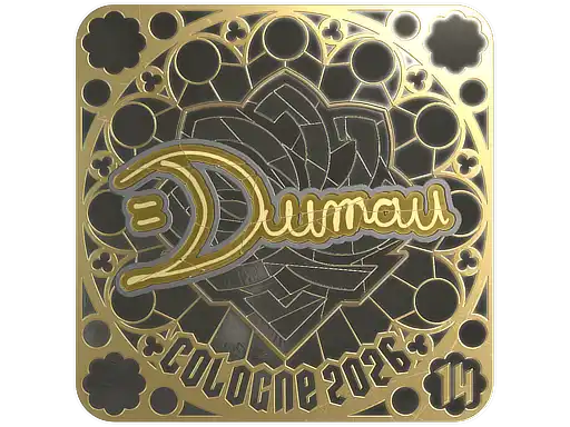 dumau (Gold, Ranked) | Cologne 2026 dumau (Gold, Ranked) | Cologne 2026, autograph sticker