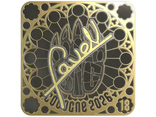 faveN (Gold, Ranked) | Cologne 2026 faveN (Gold, Ranked) | Cologne 2026, autograph sticker