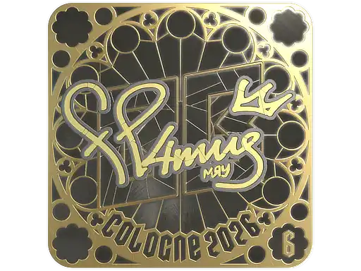 FL4MUS (Gold, Ranked) | Cologne 2026 FL4MUS (Gold, Ranked) | Cologne 2026, autograph sticker