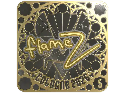 FlameZ (Gold, Ranked) | Cologne 2026, autograph sticker