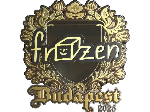 frozen (Gold) | Budapest 2025, autograph sticker