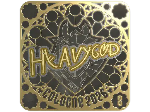 Heavygod (Gold, Ranked) | Cologne 2026, autograph sticker
