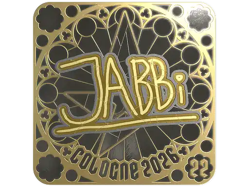 jabbi (Gold, Ranked) | Cologne 2026, autograph sticker