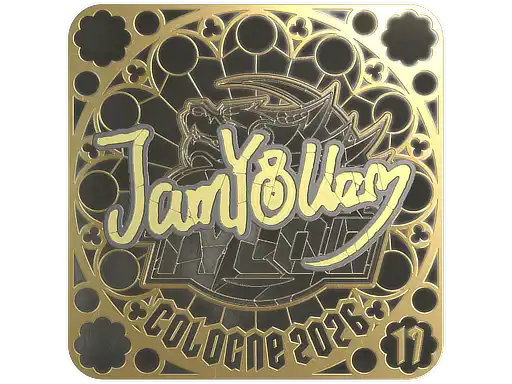 JamYoung (Gold, Ranked) | Cologne 2026, autograph sticker