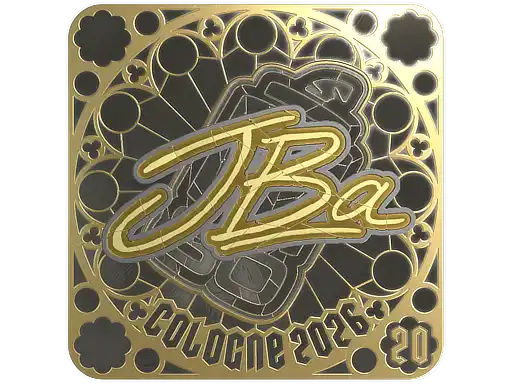 JBa (Gold, Ranked) | Cologne 2026, autograph sticker