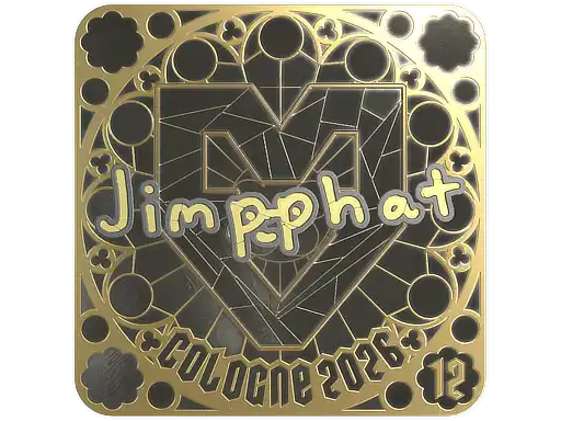 Jimpphat (Gold, Ranked) | Cologne 2026, autograph sticker