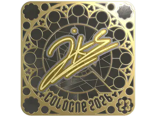 jks (Gold, Ranked) | Cologne 2026, autograph sticker