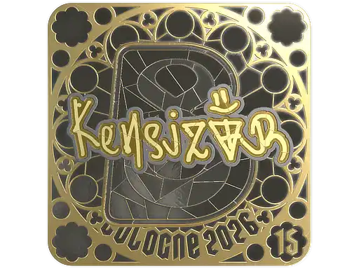 kensizor (Gold, Ranked) | Cologne 2026 kensizor (Gold, Ranked) | Cologne 2026, autograph sticker