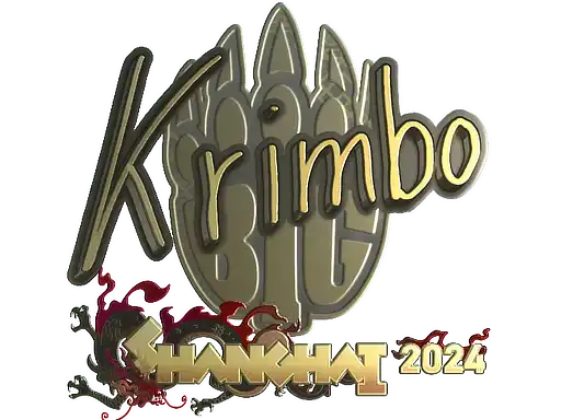 Krimbo (Gold) | Shanghai 2024, autograph sticker