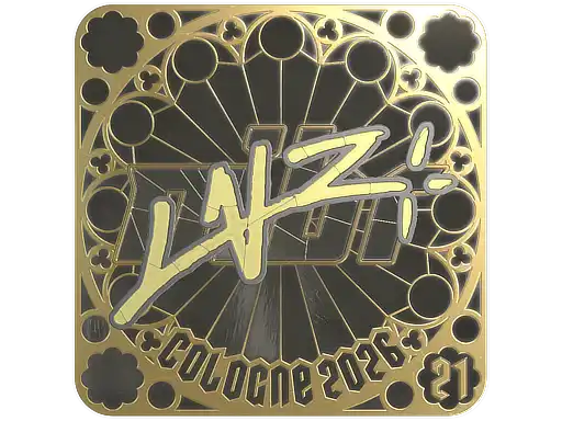 LNZ (Gold, Ranked) | Cologne 2026 LNZ (Gold, Ranked) | Cologne 2026, autograph sticker