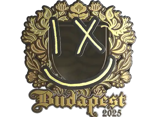 lux (Gold) | Budapest 2025, autograph sticker