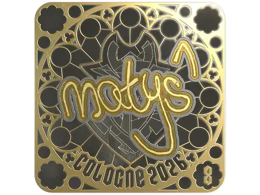 MATYS (Gold, Ranked) | Cologne 2026, autograph sticker