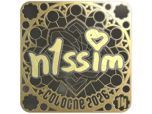 n1ssim (Gold, Ranked) | Cologne 2026, autograph sticker