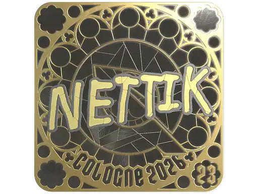 nettik (Gold, Ranked) | Cologne 2026, autograph sticker