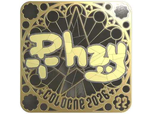 phzy (Gold, Ranked) | Cologne 2026, autograph sticker