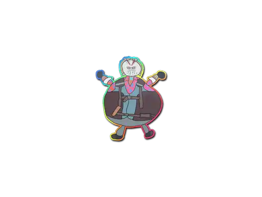 Poorly Drawn Bloody Darryl (Holo) Poorly Drawn Bloody Darryl (Holo)