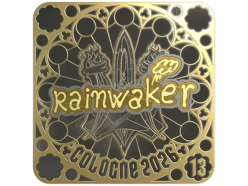 Rainwaker (Gold, Ranked) | Cologne 2026 Rainwaker (Gold, Ranked) | Cologne 2026, autograph sticker