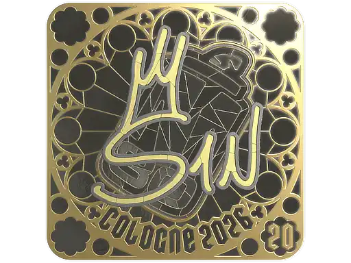 s1n (Gold, Ranked) | Cologne 2026 s1n (Gold, Ranked) | Cologne 2026, autograph sticker