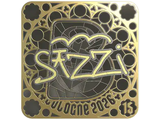s1zzi (Gold, Ranked) | Cologne 2026, autograph sticker