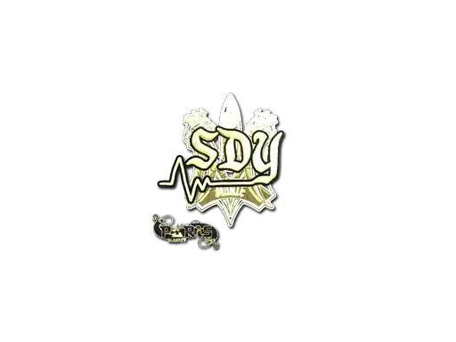 sdy (Gold) | Paris 2023 sdy (Gold) | Paris 2023, autograph sticker
