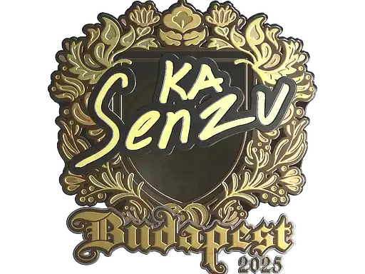 Senzu (Gold) | Budapest 2025, autograph sticker