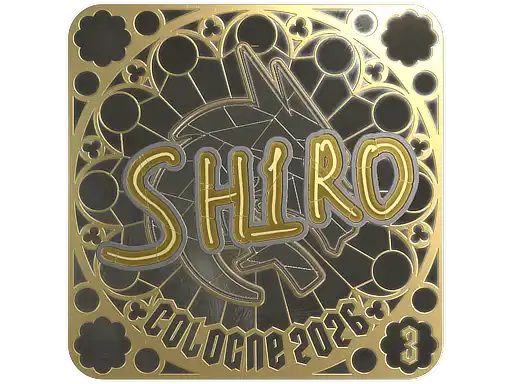 sh1ro (Gold, Ranked) | Cologne 2026, autograph sticker