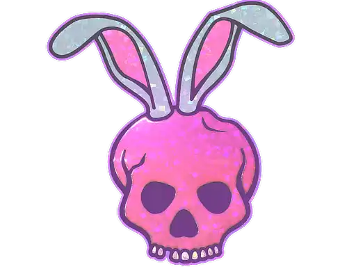 Skull Bunny (Glitter) Skull Bunny (Glitter)