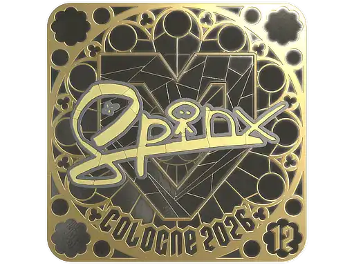 Spinx (Gold, Ranked) | Cologne 2026, autograph sticker