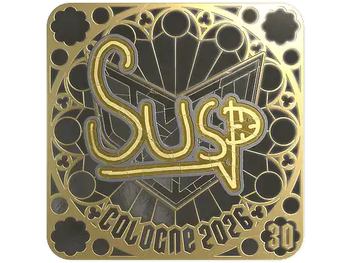 susp (Gold, Ranked) | Cologne 2026, autograph sticker